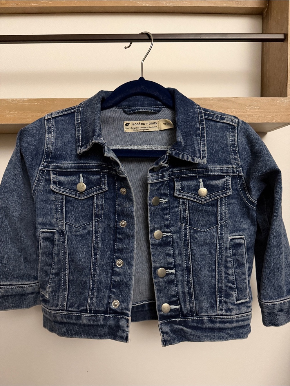 Monica + Andy Kids' Indigo Denim Jacket